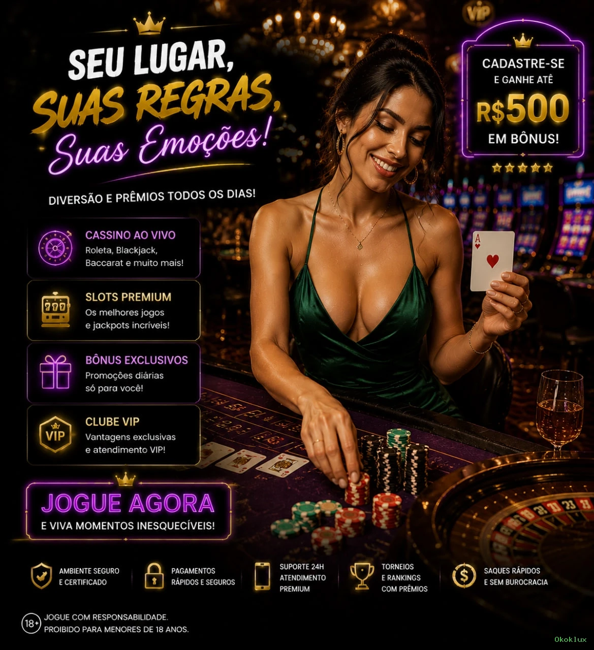 Suporte Qualidade Okoklux